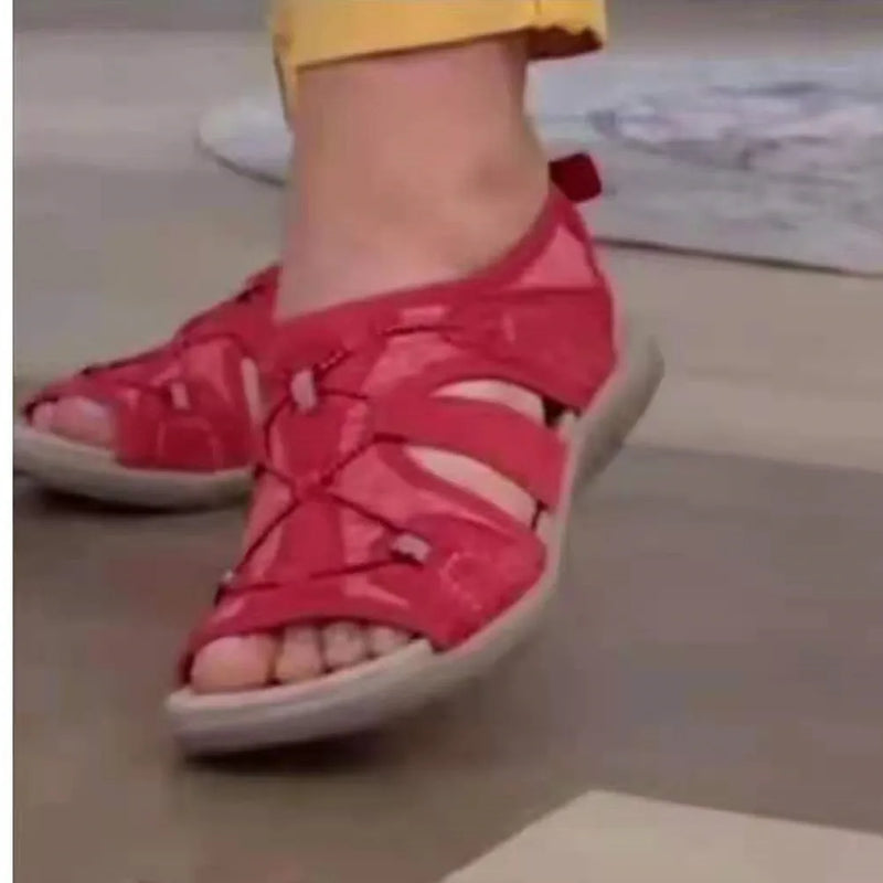 Women Sandals Fashion Summer Shoes Casual Outdoor Beach Sandal Comfy Open Flat Toe Shoes Plus Size sandalias femininas