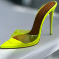2026Summer New Pointed Thin High-heeled Women's Sandals, Sexy and Comfortable Party Fashionable High-heeled Slippers
