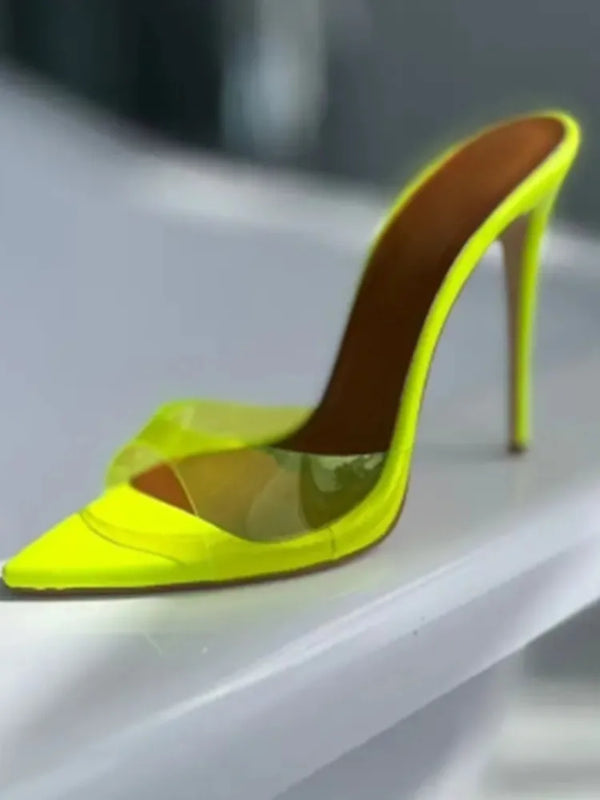 2026Summer New Pointed Thin High-heeled Women's Sandals, Sexy and Comfortable Party Fashionable High-heeled Slippers