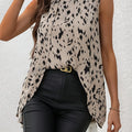Summer Women Elegant Sleeveless Shirt Vintage Vacation - View 3 | SAMAG