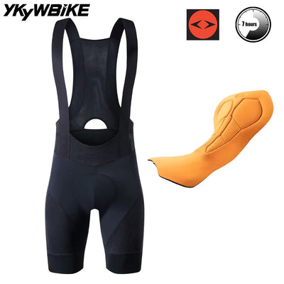 YKYWBIKE Men's Cycling Bib Shorts Italy Interface Padding | SAMAG