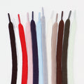 Classic Solid-Color Flat Laces Premium Cotton Casual Shoelaces Sneaker Shoelace Shoe accessories 1Pair