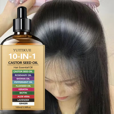10-in-1 Castor Hair Essential Oil 100ml - Nourishing | SAMAG