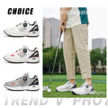 A Pair of Men's Fashionable, Versatile, Breathable, Comfortable, Soft-Soled, Lightweight Golf Shoes