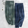 Men's Stylish Summer Pajama Pants, Thin Home Pants, Loose Breathable Air-Conditioned Pants with Elastic Waist