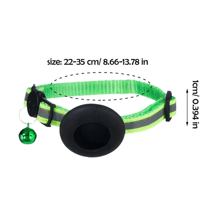Reflective Adjustable Cats and Small Dogs Collars with Bells Pet Supplies Anti-strangling Cats Necklace Breakaway Cat Collar