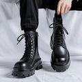 Winter Breathable Men Boots Fashion Street Style Casual Shoes Personalized Trend High Top Men Shoes Comfortable Casual Boots