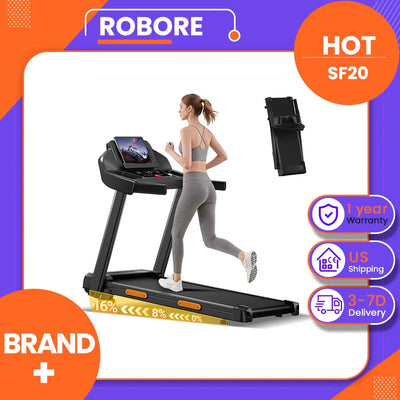 ROBORE SF20 Incline Treadmill for Home with 16% Manual | SAMAG