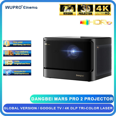 Dangbei Mars Pro 2 Projector Native 4K HDR10+ DLP Laser | SAMAG