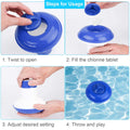 Floating Swimming Pool Chemical Floater Chlorine Bromine Tablets Floating Dispenser Applicator Swimming Spa Hot Tub Supplies
