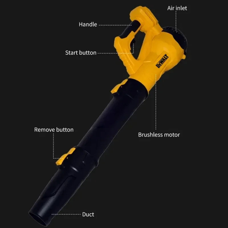 DEWALT 38000RPM Cordless Air Blower Brushless Handheld Leaf jet Turbo Power Tool For 20V Battery - View 6 | SAMAG