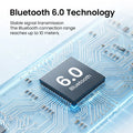 Bone Conduction Wireless Bluetooth Headphones Bluetooth 6.0 Sport Earphones Water And Sweat Proof Headset HD Call  Bluetooth Headphones With Mic