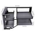 Blind Corner Cabinet Pull Out Kitchen Cabi - net Left or Right Handed Open, Height Adjustable, Soft - View 7 | SAMAG