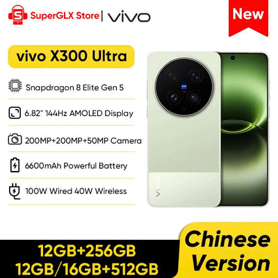 Vivo X300 Ultra 5G Smartphone 6.82’’ 144Hz AMOLED Display | SAMAG