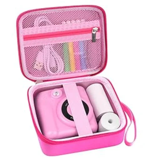 Children's Instant Print Camera Storage Bag - Fits For ESOXOFFORE, Dylanto, DUDUDRAGON & Other Popular Kids' Digital Cameras