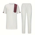 New 2Pc African Traditional O - Neck Outfit Dashiki Muslim Costume For Men Luxury Brand Clothing Full Pant - View 3 | SAMAG