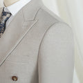 ST Cassy Light Brown Elegant Man Suits High Quality Two-Piece Dress Wedding Party Outfit for Man Blazer Luxury Man Dinner Suit