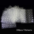 Double Side Nail Glue Sticker Adhesive Tabs for Fake Nails Supre Sticky Waterproof Breathable Nail Jelly Glue
