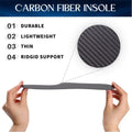 1 Pair Extension Orthotic Insert Morton's Toe Orthotic Pain Relief Rigid Support Carbon Fiber Insole Lightweight Firm Toe Plate