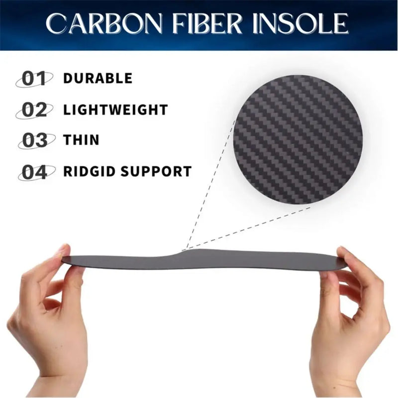 1 Pair Extension Orthotic Insert Morton's Toe Orthotic Pain Relief Rigid Support Carbon Fiber Insole Lightweight Firm Toe Plate