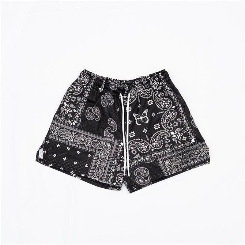 Unisex Quick Dry Casual Shorts Summer Trend Fashion Gym Fitness Basketball Sweatpants Loose Comfortable Daily Wear