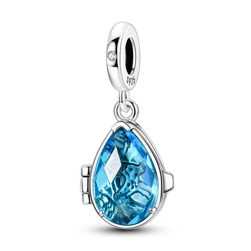 925 Sterling Silver Ocean Theme Charm Beads For Women Blue Wave Dolphin Seashell Compatible Summer Beach Vacation Jewelry