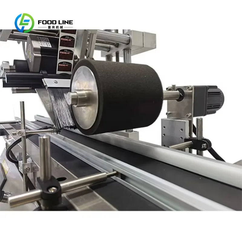 Customized Small Desktop Flat Labeling Machine Tabletop Sticker Applicator for Box Jar Cosmetic Packaging