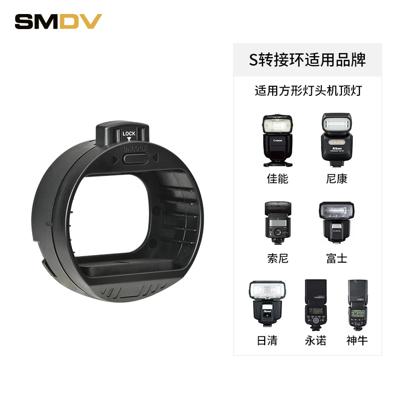 IN Stock New SMDV Flip A2  F1 G1 C1 Adapter Parabolic Out Door Softbox for Flip 20 24 28 Quickly Release Flash Soft box