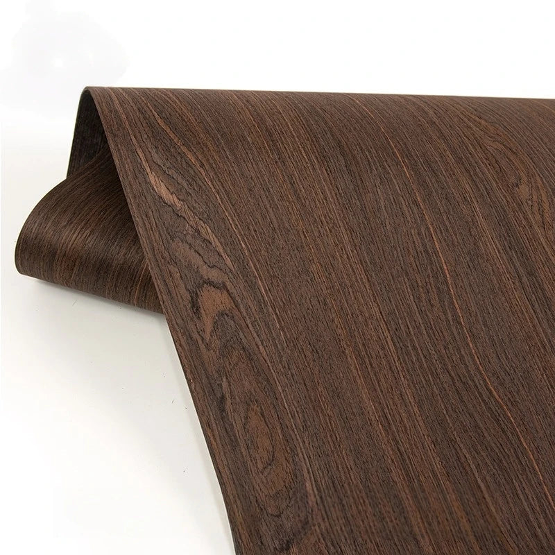 58x250cm Smoked Oak Wood Veneer for Furniture Making & Decorative Surface Design - Engineered Surface Crafting Application