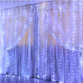 Curtain Light for Party/Wedding/Festival/Christmas,Window Blinking String Light for Bedroom/Living Room,USB Plug with 8 Modes