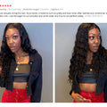 Siyun Show Loose Deep Wave Wig 30 Inch 13X6 HD Transparent Lace Frontal Wig 250 Density Lace Front Human Hair Wigs For Women