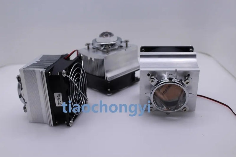 100W LED Aluminium Heat Sink Cooling Fan+60degree 90degree 120degree44mm Lens + Reflector Brack