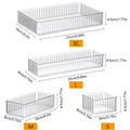 Drawer Transparent Visual Jewelry Accessories Storage Box Plastic Household Items Cosmetics Organizing Box