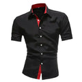 Men's casual business short-sleeved shirt | SAMAG