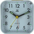 Luminous Desk Alarm Clocks Small Silent Non-ticking Analog Quartz Clock with Light Snooze for Heavy Sleepers, Office and Bedroom