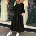 Autumn Women's Clothing Open Front Modest Abaya Long | SAMAG