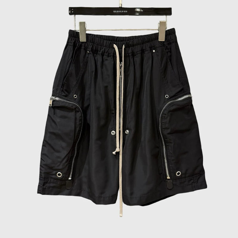 Summer New Men's Solid Color Straight Leg Shorts American | SAMAG