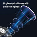 HD 1080p head mounted sports camera with 120 ° wide-angle night shooting suitable for motorcycle riding and aerial photography