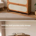 Bookshelf Shelf Floor-to-ceiling bookcase Living room against the wall Multi-layer storage cabinet Locker Simple bedroom