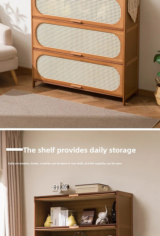 Bookshelf Shelf Floor-to-ceiling bookcase Living room against the wall Multi-layer storage cabinet Locker Simple bedroom