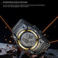 SMAEL 8123 Men's Digital Sport Watch - 50M Water Resistant LED Backlight Alarm Chronograph Stopwatch Shock Resistant