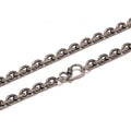 Real Pure 925 Sterling Silver 2.5 3 4 5mm Cable Link Chain Necklaces For Men And Women Vintage Viking Punk - Visuel 6 | SAMAG