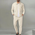 The new spring and autumn sports men's youth popular solid color jacket trousers two leisure suit - View 6 | SAMAG