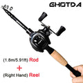 1.8-2.4m Casting Fishing Rod Combo Bait Weight 8g-25g | SAMAG