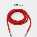 Colorful Shiny Shoestrings Sneakers Luxury Crystal Rhinestone Rainbow Diamond Shoelaces Round Clothes Bags Belt Shoe Accessories