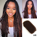 QVR Afro Kinky Bulk Hair No Attachment 50g Afro Curly Bulk 100% Human Hair Unprocessed Virgin Remy Braiding Hair for Dreadlocks