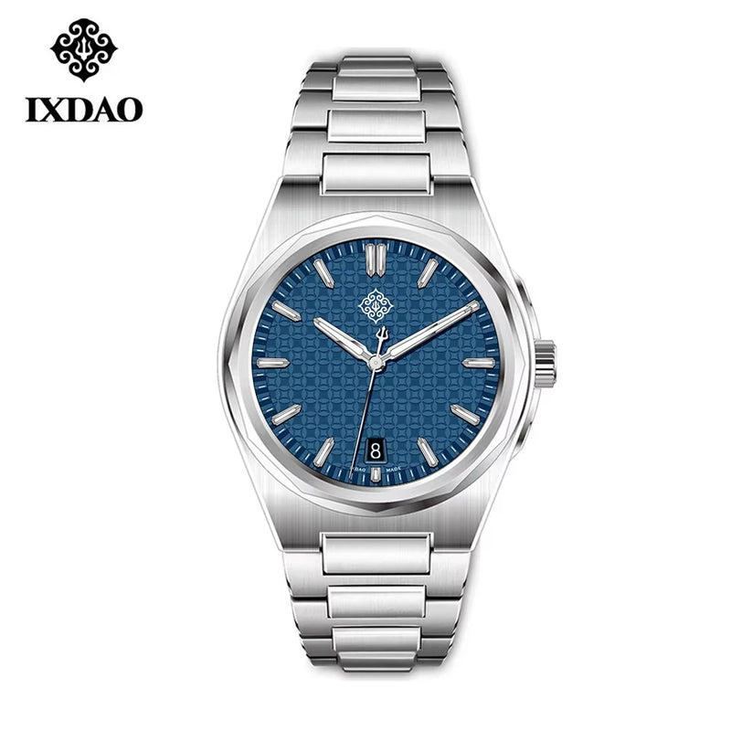 IX&DAO 2026 New 37mm Warrior Men's Automatic Mechanical Watch PT5000 Movement Sapphire Stainless Steel Waterproof 10Bar BGW9