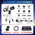 40070 Astronomical Telescope High Magnification High-definition Professional Stargazing and Lunar Observation Telescope