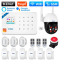 KERUI W181 WIFI GSM Alarm System Kit with Door/Window Sensor for Home Security Support Alexa Tuya Smart APP Remote Control