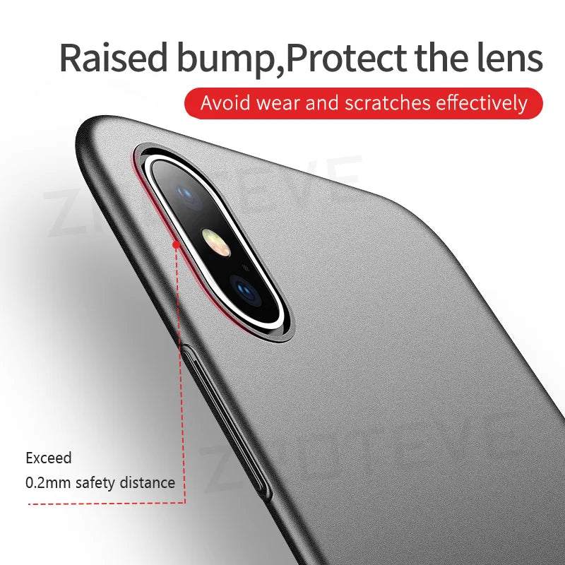 For iPhone X XR Case ZROTEVE Luxury Ultra Thin Frosted Hard PC Cover For Apple iphone XR XS Max iPhonex 10 iPhone10 Phone Cases
